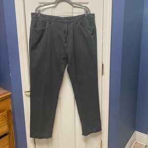 Calvin Klein slim fit coupe cintree men casual chino pants jeans dark gray